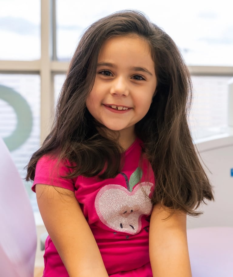 foto primo piano bambina